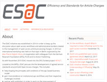 Tablet Screenshot of esac-initiative.org